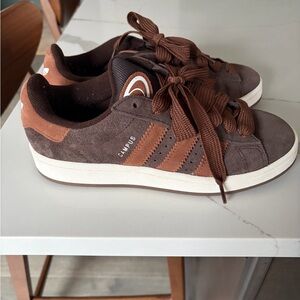 adidas Campus Brown and Cream Sneakers